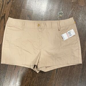 Michael Kors Tan Cargo Shorts